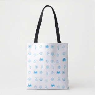 Greek Beach Minimalist Tote Bag