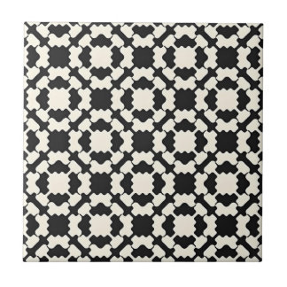 greek black and white rhombus tiles
