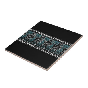 Greek Black Figure Guard Tile