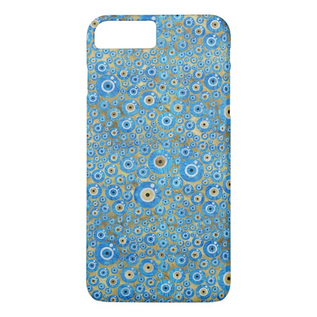 Greek Blue Glass Evil Eye Amulet Case-Mate iPhone Case (Back)