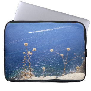 Greek Blue Sea Laptop Sleeve