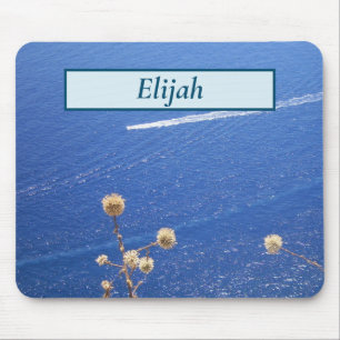 Greek Blue Sea Mouse Mat
