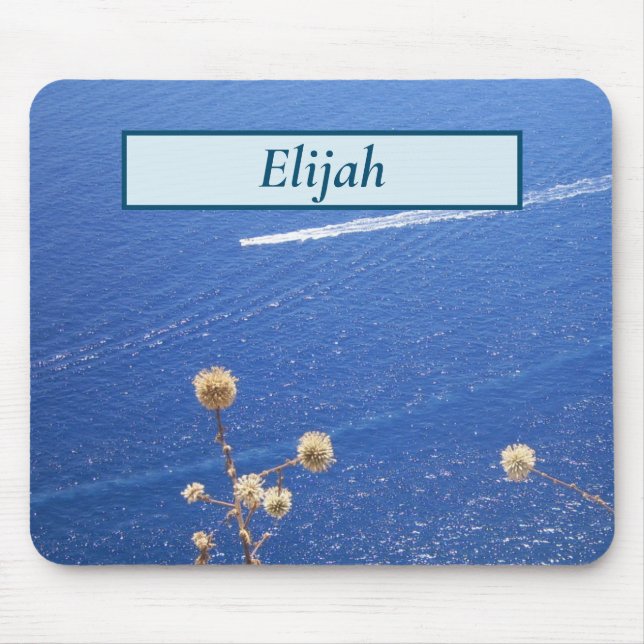 Greek Blue Sea  Mouse Mat (Front)