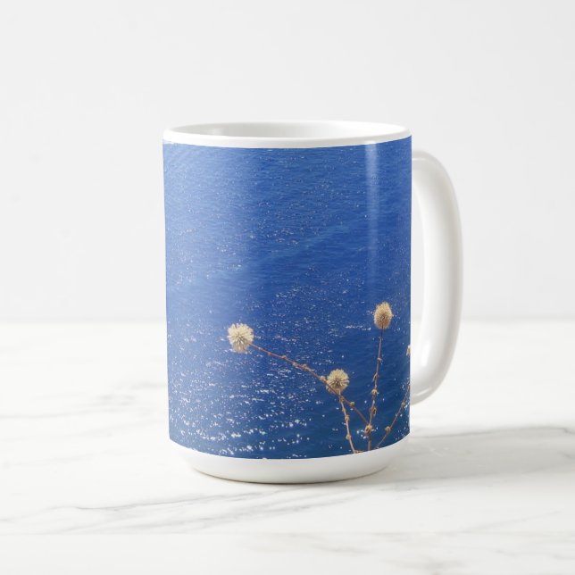 Greek Blue Sea Mug (Front Right)