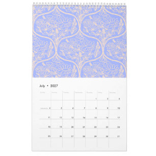 Greek Botanical Patterns & Scenes Calendar