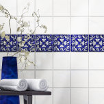 Greek Broken Tile Mosaic Art  Blue Glass and Pearl<br><div class="desc">Greek Broken Tile Mosaic Art  Blue Glass and Pearl</div>