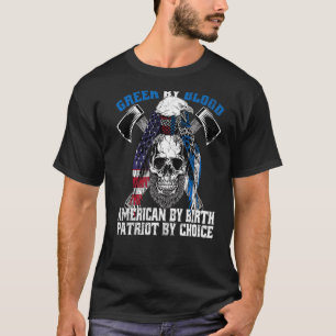 Greek By Blood American By Birth Patriot By Choice T-Shirt