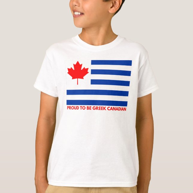 Greek Canadian T-Shirt (Front)