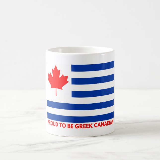 Greek Canadian T-Shirt Coffee Mug (Center)
