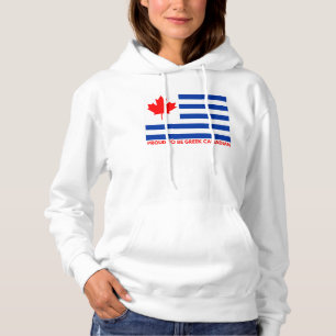 Greek Canadian T-Shirt Hoodie