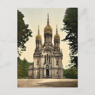 Greek Chapel, Wiesbaden, Hesse-Nassau, Germany cla Postcard
