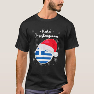 Greek Christmas Christmas greeting Kala Christouge T-Shirt