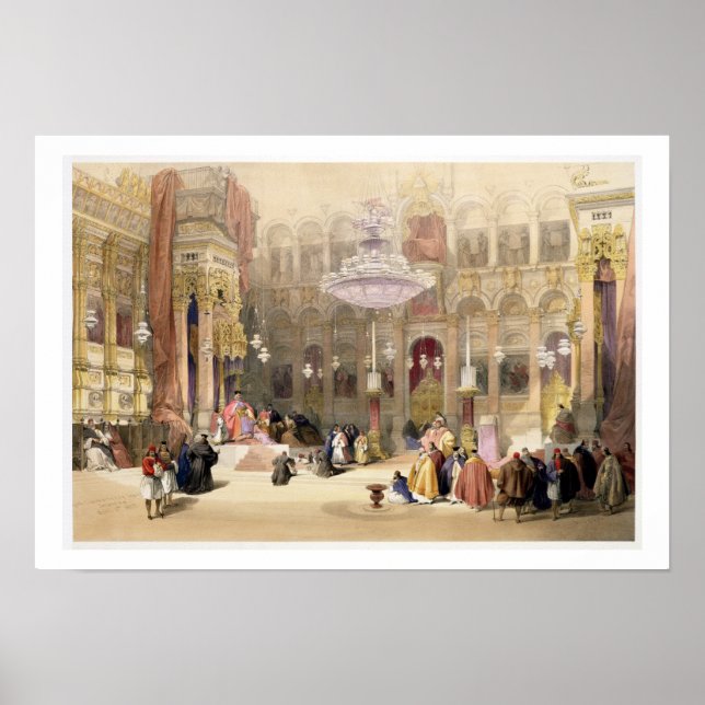Greek Church of the Holy Sepulchre, Jerusalem, Apr Poster (Front)