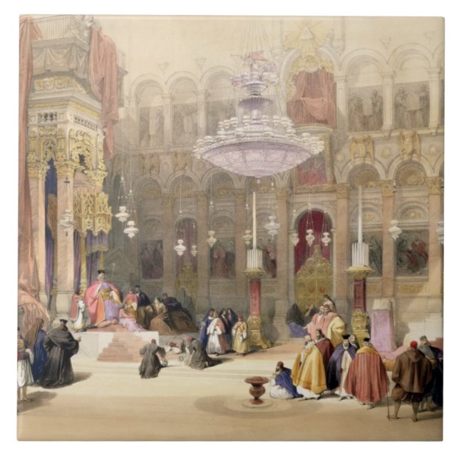 Greek Church of the Holy Sepulchre, Jerusalem, Apr Tile (Front)