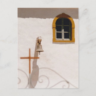 Greek Church With Cross Save The Date Announcement Postcard