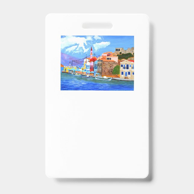Greek Coast  ID Badge (Front)