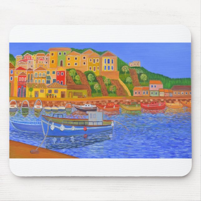 Greek Coast Mouse Mat (Front)