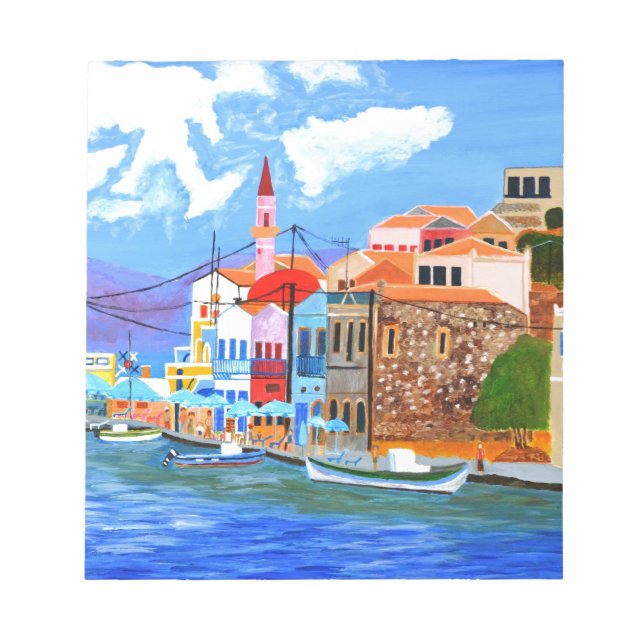 Greek coast notepad (Front)