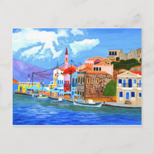 Greek coast postcard