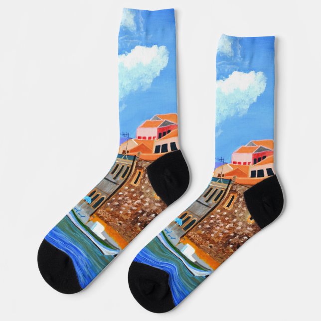 Greek Coast socks  (Left)