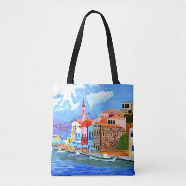 Greek Coast Tote Bag  (Front)
