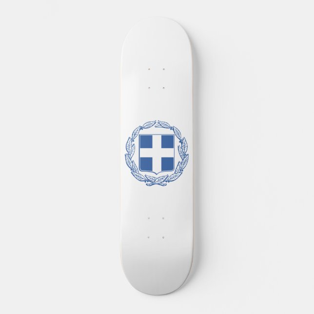 Greek Coat of Arms Skateboard (Front)