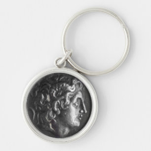 Greek Coin Key Ring