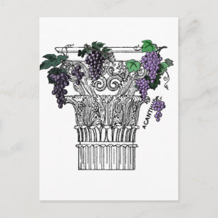 Greek Column Postcard