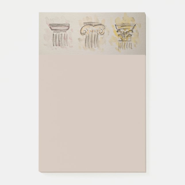 Greek Columns Notepad (Front)