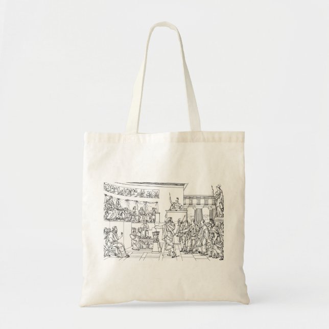 Greek Council Meeting Tote Bag (Front)