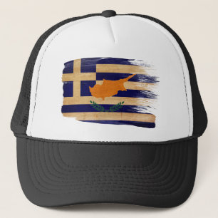 Greek Cyprus Flag Trucker Hat