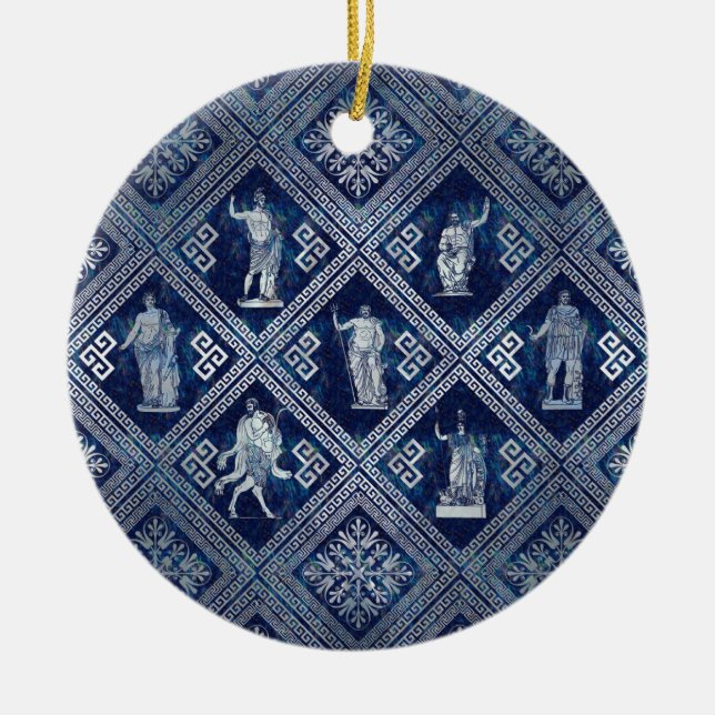 Greek Deities and Meander Key ornament (Front)