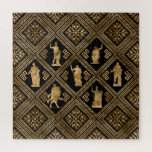 Greek Deities and Meander Key ornament Jigsaw Puzzle<br><div class="desc">Greek Deities and Meander Key ornament</div>