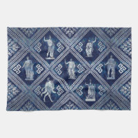 Greek Deities and Meander Key ornament