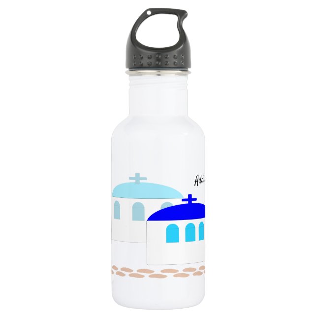 Greek Design Just Add Text 532 Ml Water Bottle (Front)