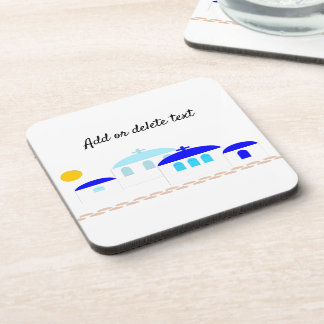 Greek Design Just Add Text Coaster