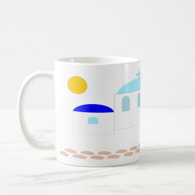 Greek Design Just Add Text  Coffee Mug (Left)