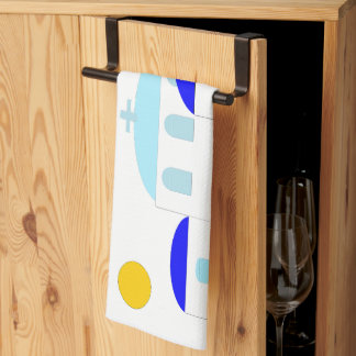 Greek Design Just Add Text Tea Towel