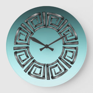 Greek Design Large Clock
