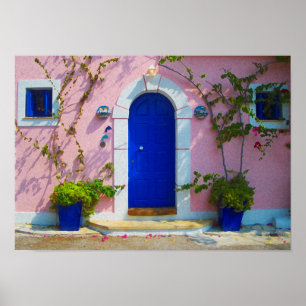 Greek Door Nº3 Poster
