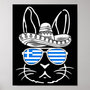 Greek Easter Bunny Cinco De Mayo 2025 Family Match Poster