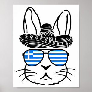 Greek Easter Bunny Cinco De Mayo 2025 Family Match Poster
