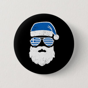 Greek Easter Funny Greece Flag Sungles Boys Toddle 6 Cm Round Badge