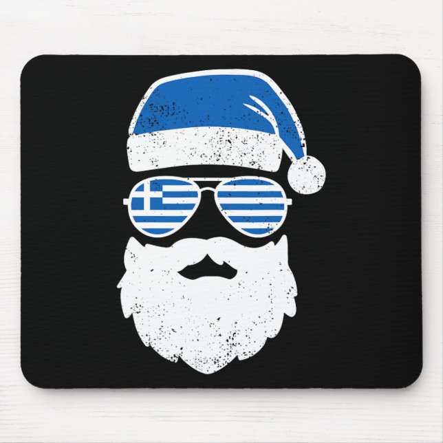 Greek Easter Funny Greece Flag Sungles Boys Toddle Mouse Mat (Front)