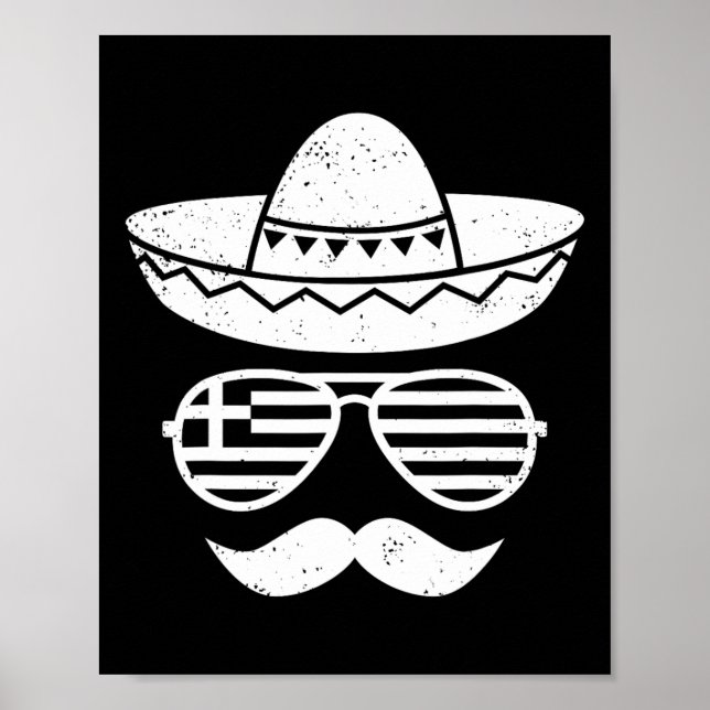 Greek Easter Sungles Cinco De Mayo Mexican Kids Bo Poster (Front)