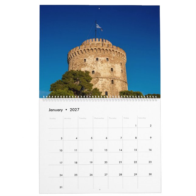 Greek Emotions 2026 Calendar (Jan 2027)