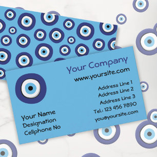 Greek Evil Eye Business Card