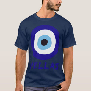 Greek Evil Eye Men's Navy Blue T-Shirt
