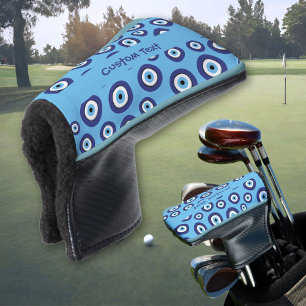 Greek Evil Eye Pattern Golf Head Cover