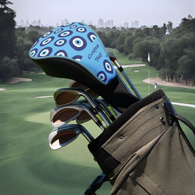 Greek Evil Eye Pattern Golf Head Cover (Creator Uploaded)